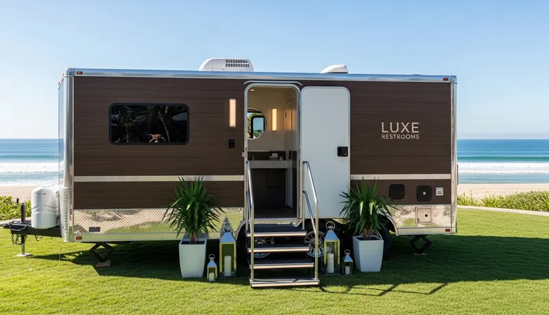 Luxury restroom trailers in Kent, WA
